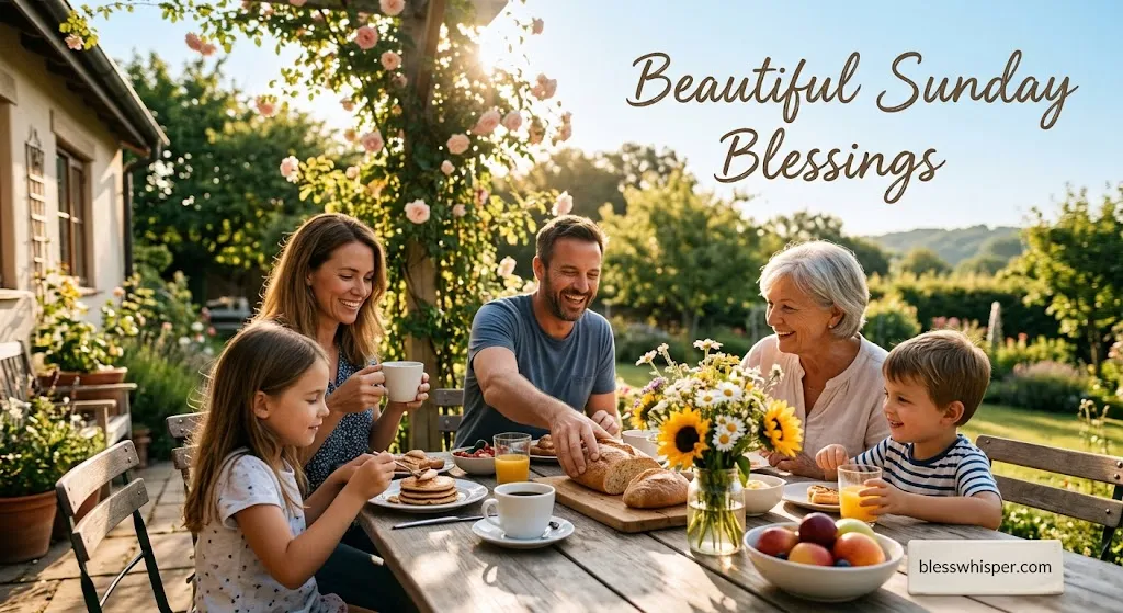 Beautiful Sunday Blessings for a peaceful and joyful day