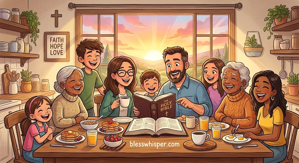 Bible Verse Good Morning Blessings for family and friends at sunrise