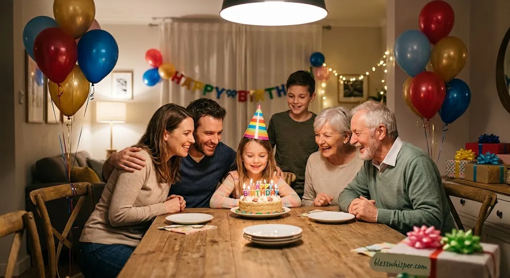 Happy birthday message for family members