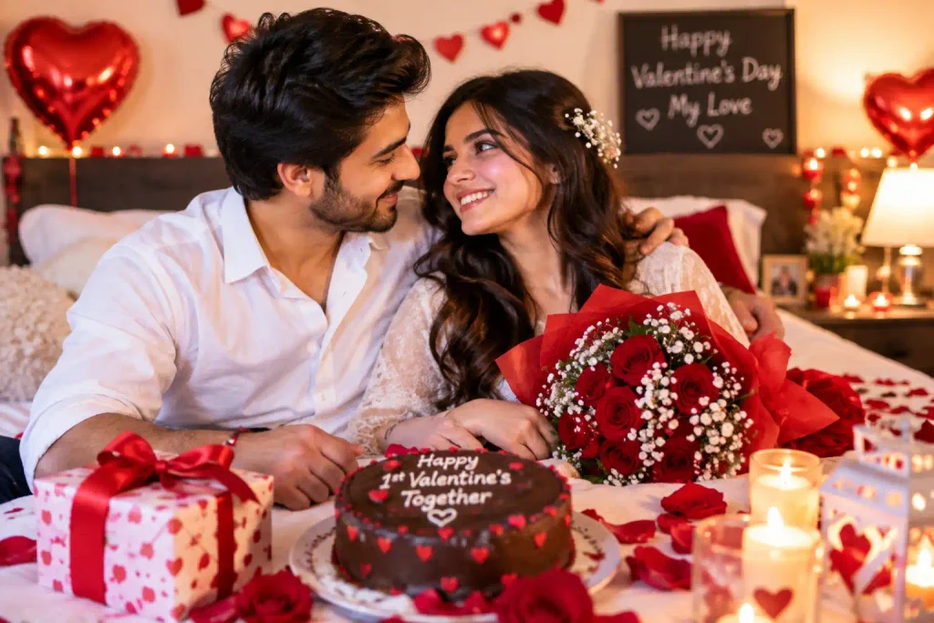 First valentines day message to wife