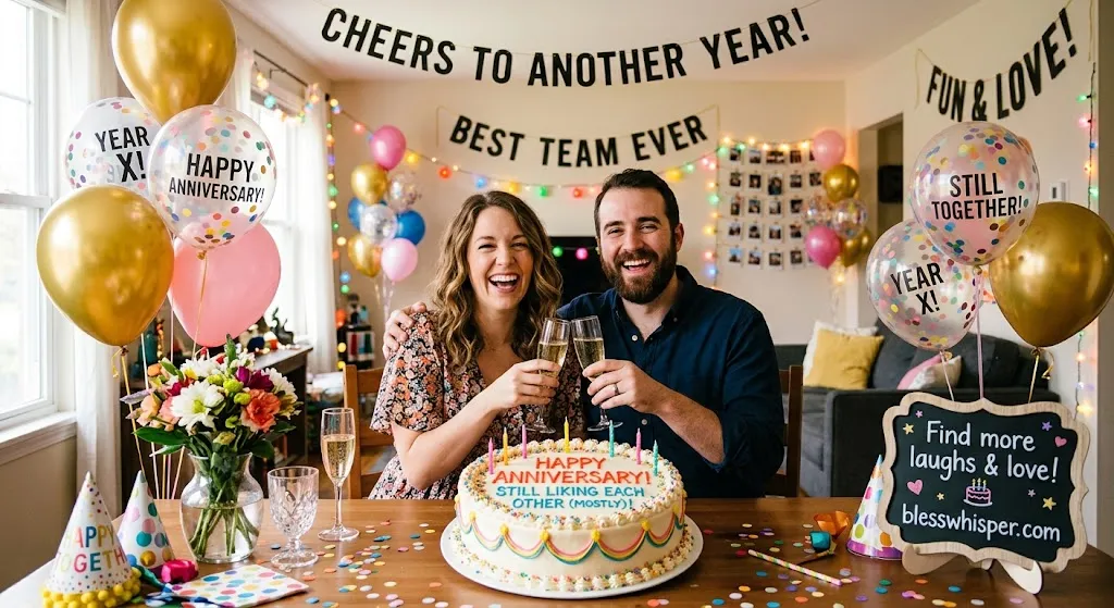 Happy Anniversary Wishes with funny messages to make couples smile