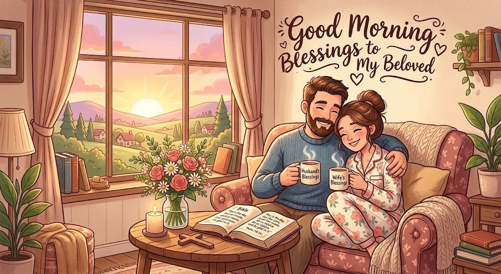 Bible Verse Good Morning Blessings for your husband or wife
