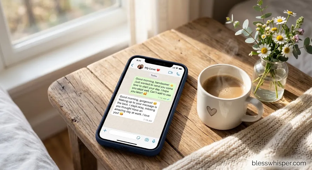 Good Morning Messages for Boyfriend – romantic WhatsApp morning texts