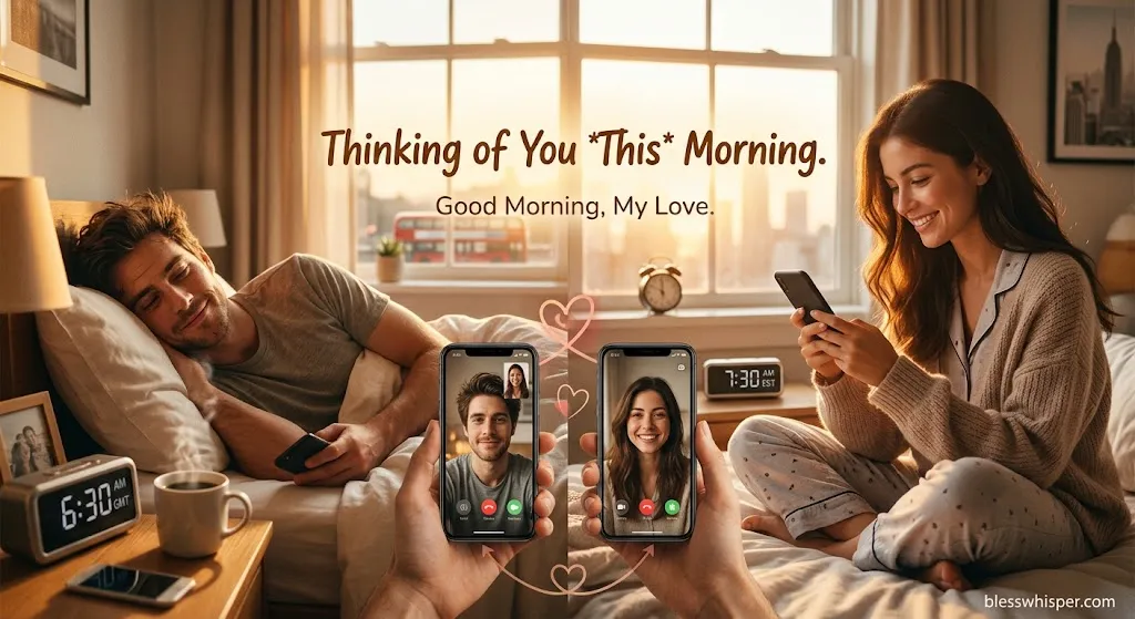 Good Morning Messages for Boyfriend – sweet messages for a long-distance relationship