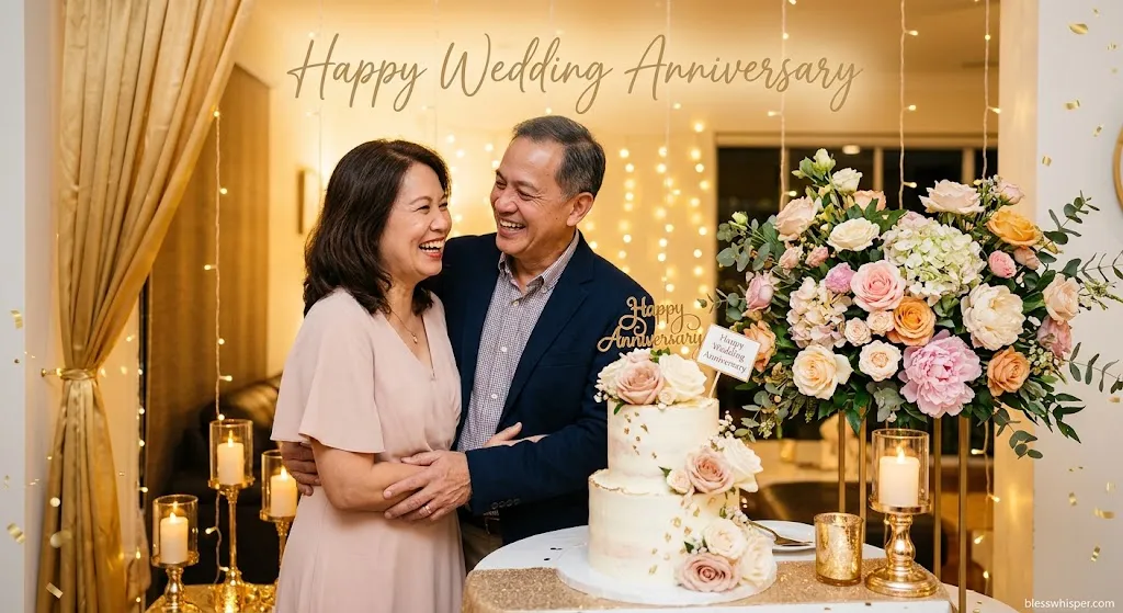 Happy Anniversary Wishes for a happy wedding anniversary