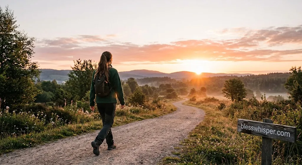 Inspirational good morning blessing for a friend with a hopeful sunrise
