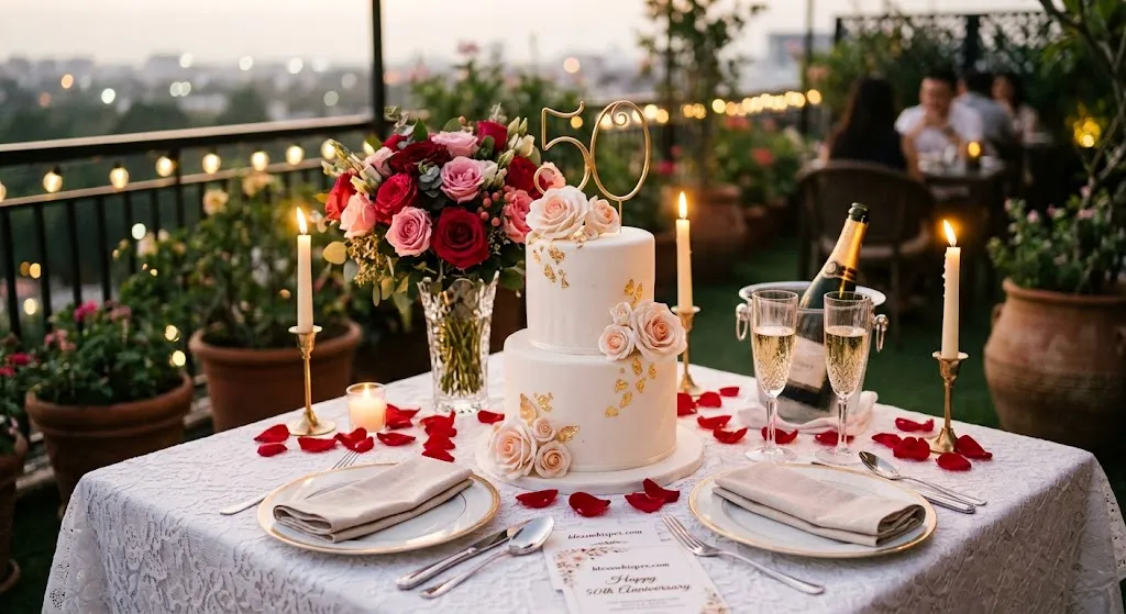 Milestone anniversary wishes for couple celebrating a special wedding anniversary