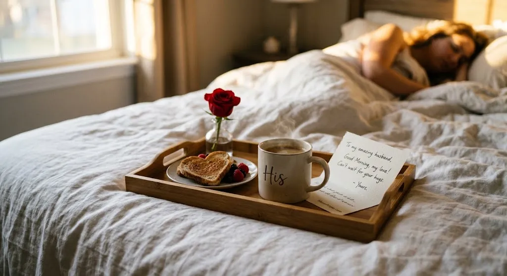 Romantic good morning messages for husband