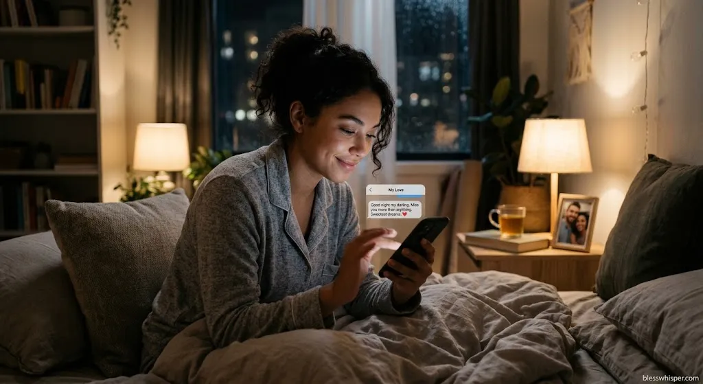 Romantic good night messages for long-distance love