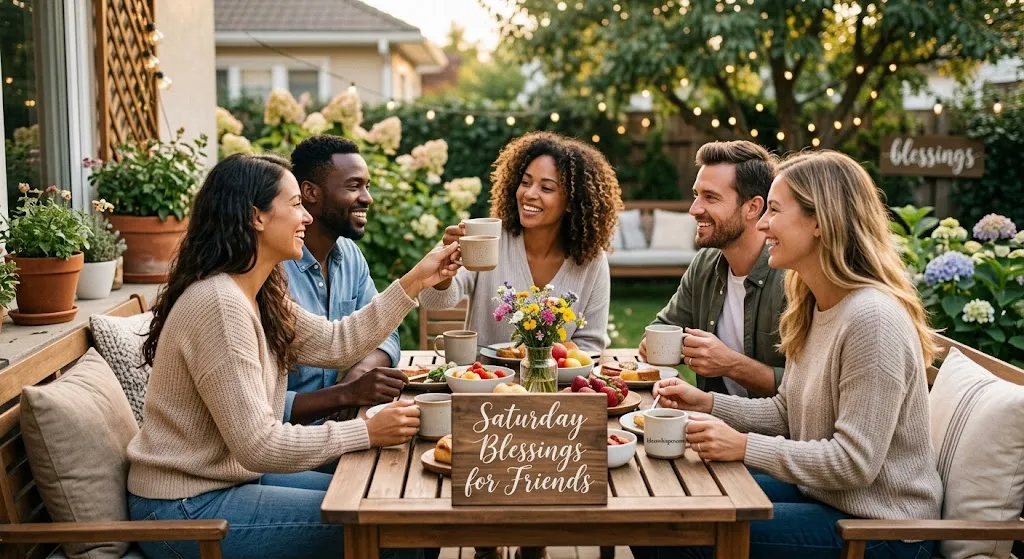Saturday Blessings for Friends to share a joyful weekend