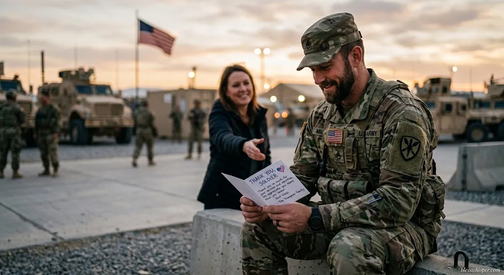 short thank-you messages for soldiers appreciating their service