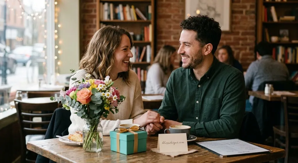 Sweet anniversary wishes for couple with a happy couple celebrating together
