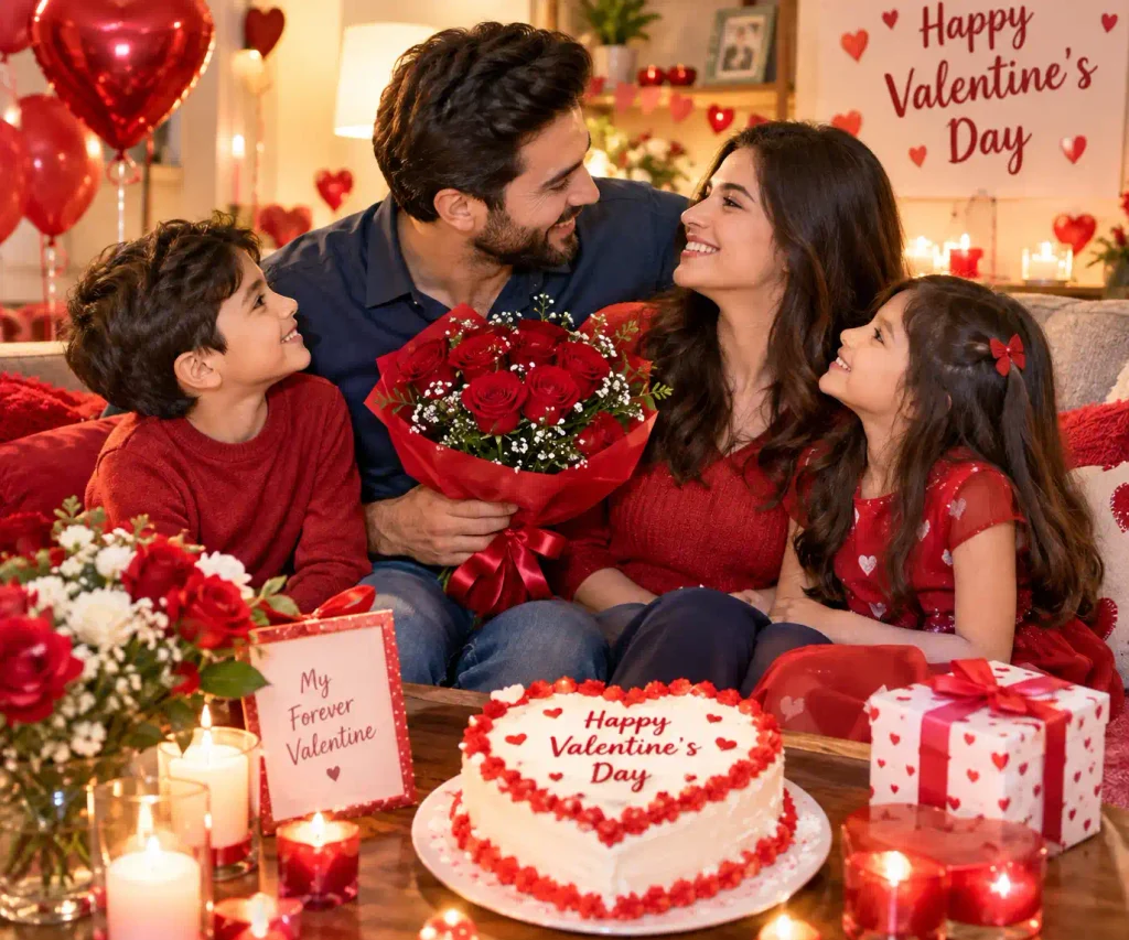 Valentines day message to wife and mother of children
