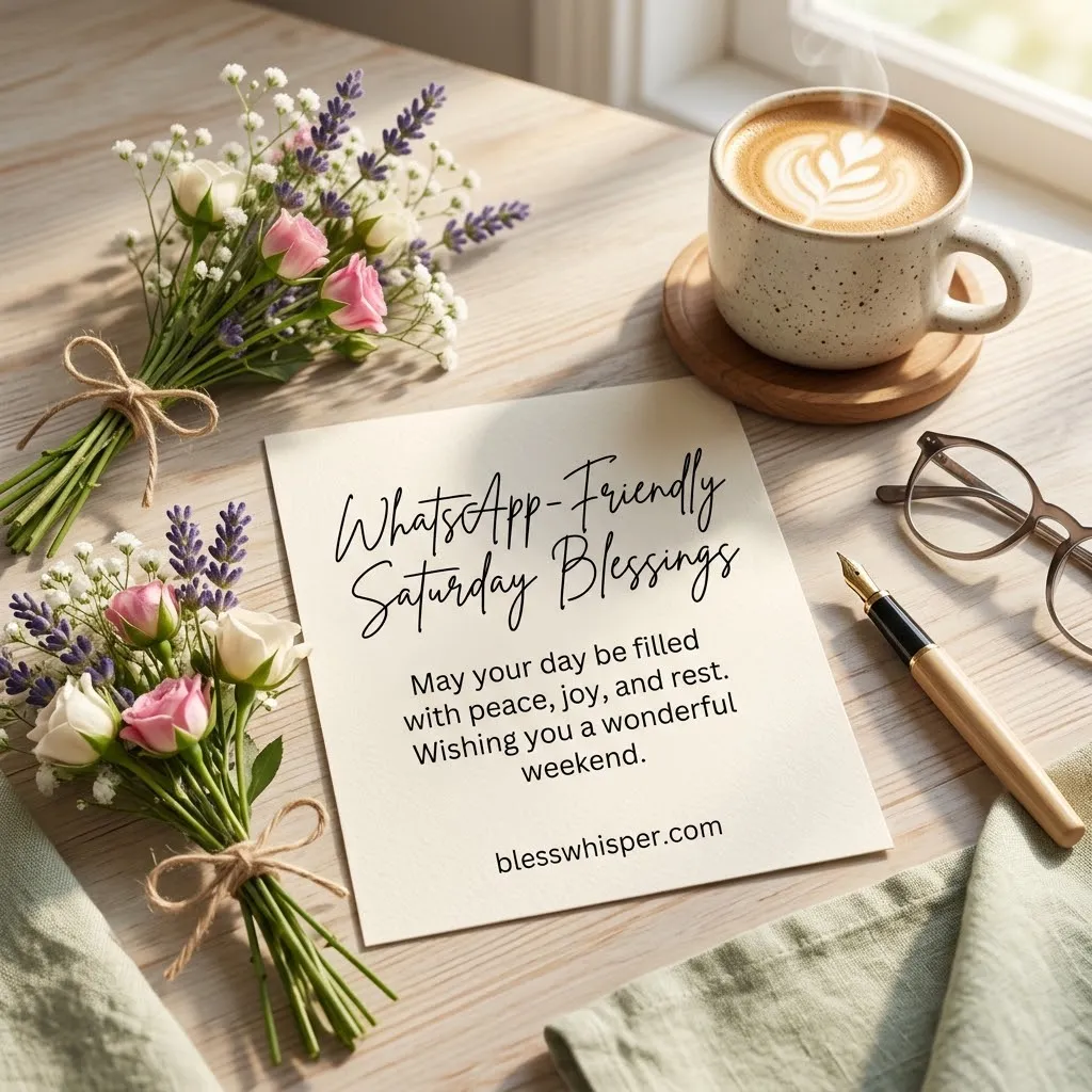 WhatsApp-Friendly Saturday Blessings to share with loved ones