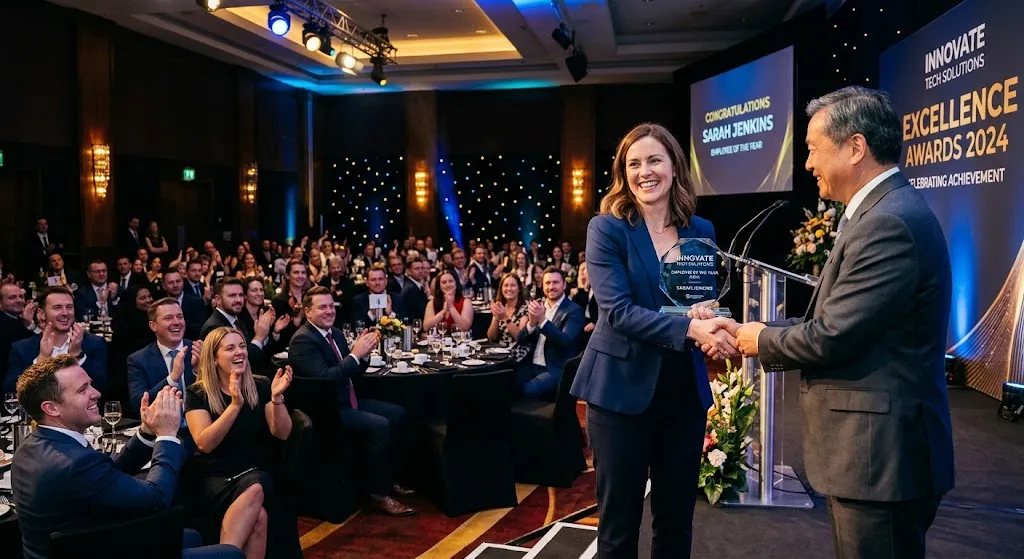Corporate congratulations messages for employees receiving professional awards.
