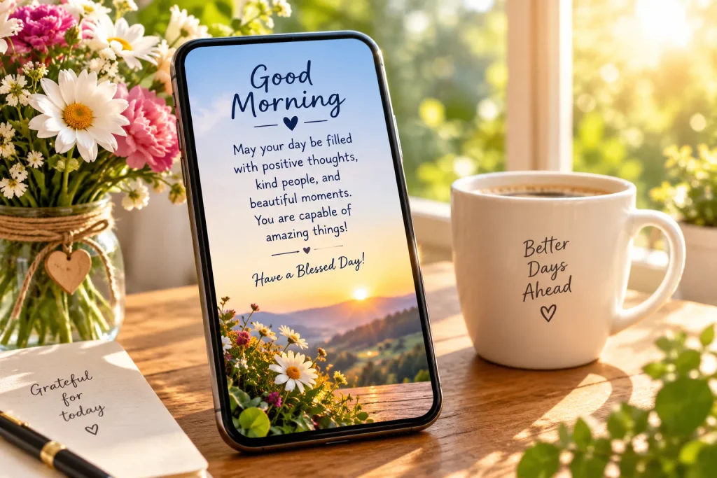 Good morning quotes for WhatsApp and social media