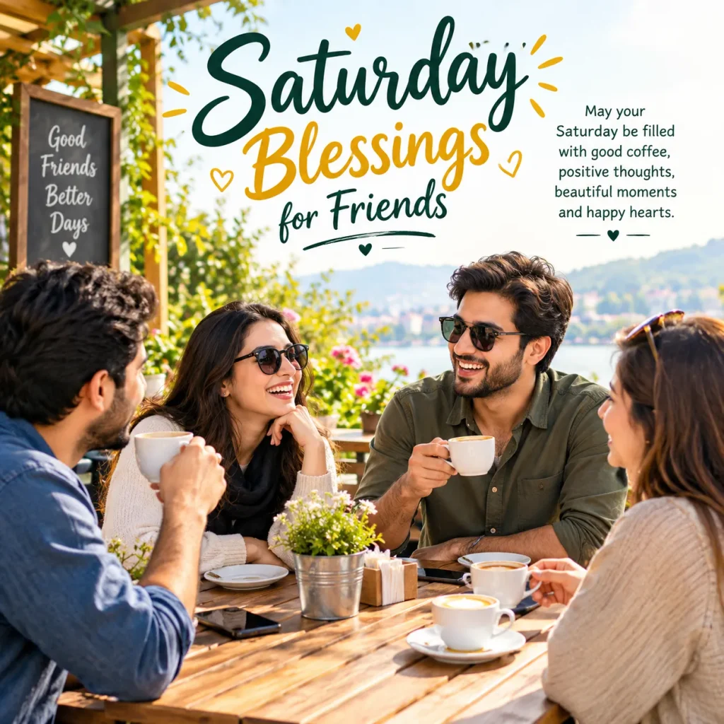 Saturday blessing for friends enjoying a joyful weekend