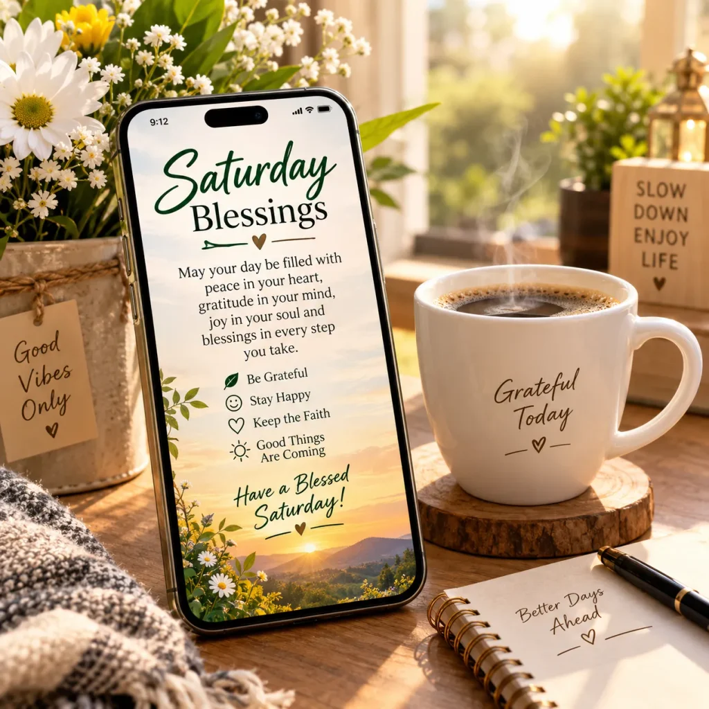 Saturday blessing WhatsApp message for sharing with loved ones